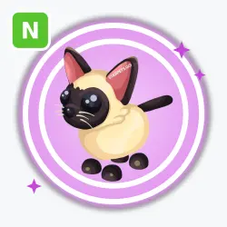 Siamese Cat | Ultra Rare, Neon | Adopt Me! — Roblox, лот №211488