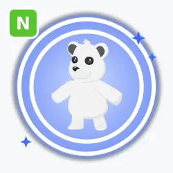 Polar Bear | Rare, Neon | Adopt Me!