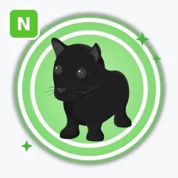 Black Panther | Uncommon, Neon | Adopt Me!