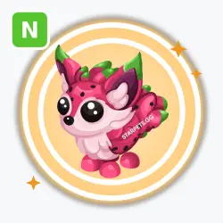 Dragonfruit Fox | Legendary, Neon | Adopt Me! — Roblox, лот №211512