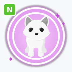 Arctic Fox | Ultra Rare, Neon | Adopt Me! — Roblox, лот №211519
