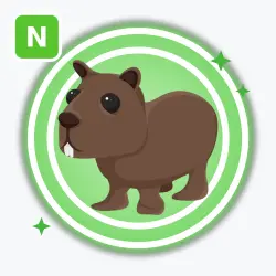 Capybara | Uncommon, Neon | Adopt Me!