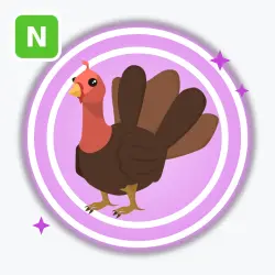 Turkey | Ultra Rare, Neon | Adopt Me! — Roblox, лот №211558