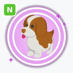 Brown Springer Spaniel | Ultra Rare, Neon | Adopt Me! — Roblox, лот №211610