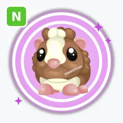 Chocolate Dutch Guinea Pig | Ultra Rare, Neon | Adopt Me! — Roblox, лот №211613