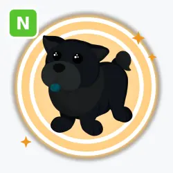 Black Chow-Chow | Legendary, Neon | Adopt Me! — Roblox, лот №211589