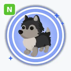 Husky | Rare, Neon | Adopt Me!