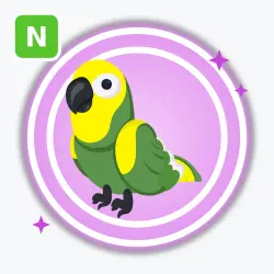 Green Amazon | Ultra Rare, Neon | Adopt Me! — Roblox, лот №211638
