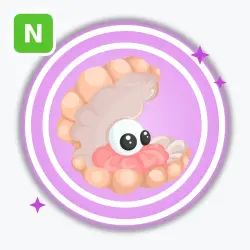 Happy Clam | Ultra Rare, Neon | Adopt Me! — Roblox, лот №211639