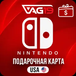 Подарочная карта Nintendo eShop на 5 долларов Мгновенная доставка