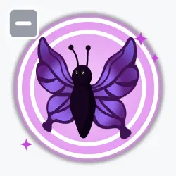 Purple Butterfly | Ultra Rare, Default | Adopt Me! — Roblox, лот №211651
