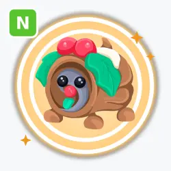 Yule Log Dog | Legendary, Neon | Adopt Me! — Roblox, лот №211663