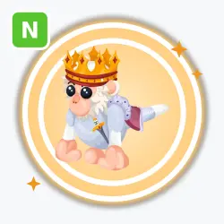 Royal Capuchin Monkey | Legendary, Neon | Adopt Me! — Roblox, лот №211660