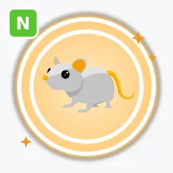 Golden Rat | Legendary, Neon | Adopt Me! — Roblox, лот №211667
