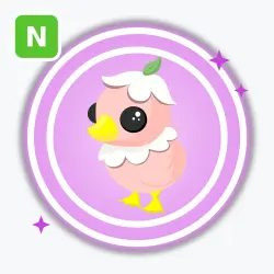 Flower Power Duckling | Ultra Rare, Neon | Adopt Me! — Roblox, лот №211675