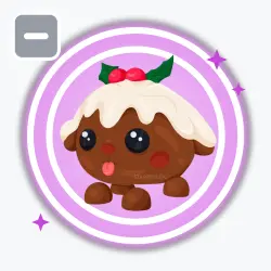 Christmas Pudding Pup | Ultra Rare, Default | Adopt Me! — Roblox, лот №211684