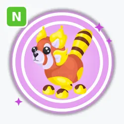 Toasty Red Panda | Ultra Rare, Neon | Adopt Me! — Roblox, лот №211694