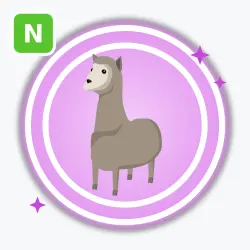 Llama | Ultra Rare, Neon | Adopt Me!