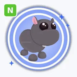Hippo | Rare, Neon | Adopt Me!