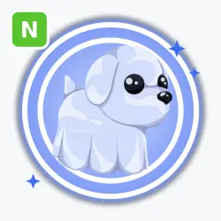 Ghost Dog | Rare, Neon | Adopt Me! — Roblox, лот №211728