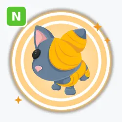 Halloween Golden Mummy Cat | Legendary, Neon | Adopt Me! — Roblox, лот №211729
