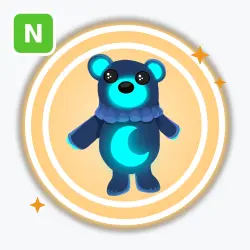Lunar Moon Bear | Legendary, Neon | Adopt Me! — Roblox, лот №211741