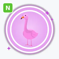 Flamingo | Ultra Rare, Neon | Adopt Me! — Roblox, лот №211745