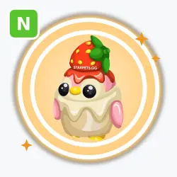 Strawberry Penguin | Legendary, Neon | Adopt Me! — Roblox, лот №211749