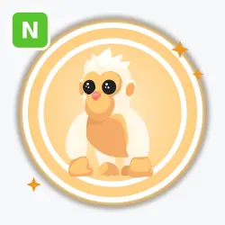 Albino Gorilla | Legendary, Neon | Adopt Me! — Roblox, лот №211756
