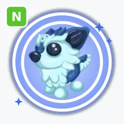 Shiver Wolf | Rare, Neon | Adopt Me! — Roblox, лот №211776