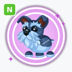 Mini Schnauzer | Ultra Rare, Neon | Adopt Me! — Roblox, лот №211780