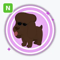 Irish Water Spaniel | Ultra Rare, Neon | Adopt Me! — Roblox, лот №211787