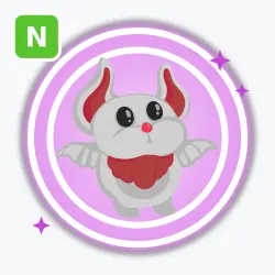 Albino Bat | Ultra Rare, Neon | Adopt Me! — Roblox, лот №211788