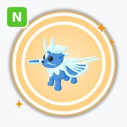 Ice Moth Dragon | Legendary, Neon | Adopt Me!