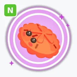 Red Sand Dollar | Ultra Rare, Neon | Adopt Me! — Roblox, лот №211800