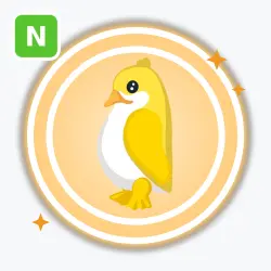 Golden King Penguin | Legendary, Neon | Adopt Me! — Roblox, лот №211807