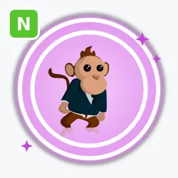 Business Monkey | Ultra Rare, Neon | Adopt Me! — Roblox, лот №211809