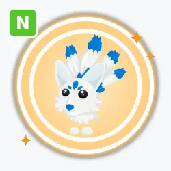 Glacier Kitsune | Legendary, Neon | Adopt Me! — Roblox, лот №211808