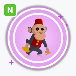 Toy Monkey | Ultra Rare, Neon | Adopt Me! — Roblox, лот №211815