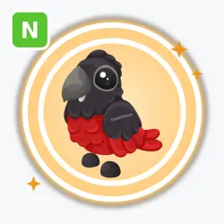 Dracula Parrot | Legendary, Neon | Adopt Me! — Roblox, лот №211829