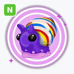 Candy Cane Snail | Ultra Rare, Neon | Adopt Me! — Roblox, лот №211833