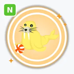 Golden Walrus | Legendary, Neon | Adopt Me! — Roblox, лот №211836