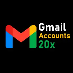 20x Gmail Accounts - Clean and SMS-Free