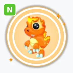 Scorching Kaijunior | Legendary, Neon | Adopt Me! — Roblox, лот №211842