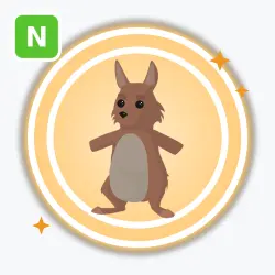 Kangaroo | Legendary, Neon | Adopt Me! — Roblox, лот №211849