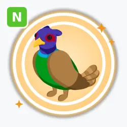 Green-Chested Pheasant | Legendary, Neon | Adopt Me! — Roblox, лот №211852