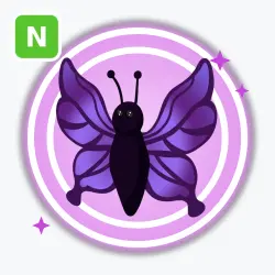 Purple Butterfly | Ultra Rare, Neon | Adopt Me! — Roblox, лот №211881