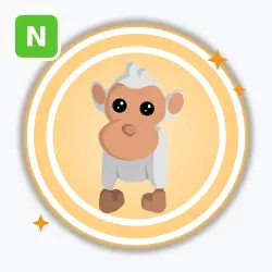 Albino Monkey | Legendary, Neon | Adopt Me! — Roblox, лот №211885