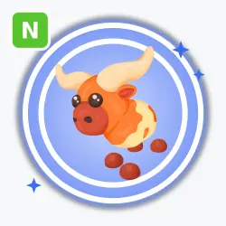 Longhorn Cow | Rare, Neon | Adopt Me!