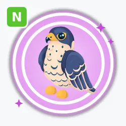 Peregrine Falcon | Ultra Rare, Neon | Adopt Me! — Roblox, лот №211916